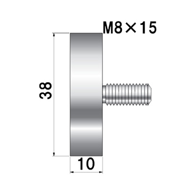 ディスプレイパーツ POPIC ボルトタイプ NO.38-B-10 屋内用(商品コード：026045)