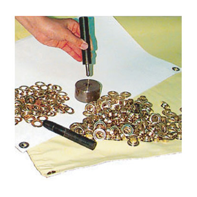 手打ちハトメセット 穴径 9mmセット 1000個付き(商品コード：035696)