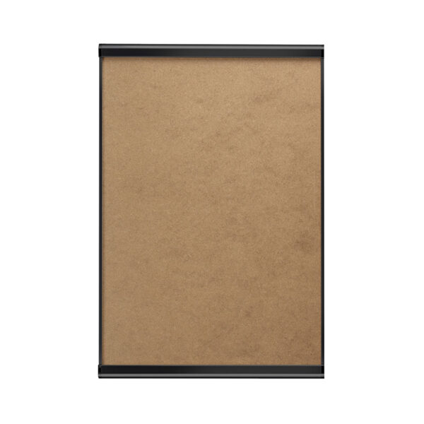 ポスターグリップ PG-32R ツーオープン  A2 ツヤ無ブラック 屋内用 R型(商品コード：053785)