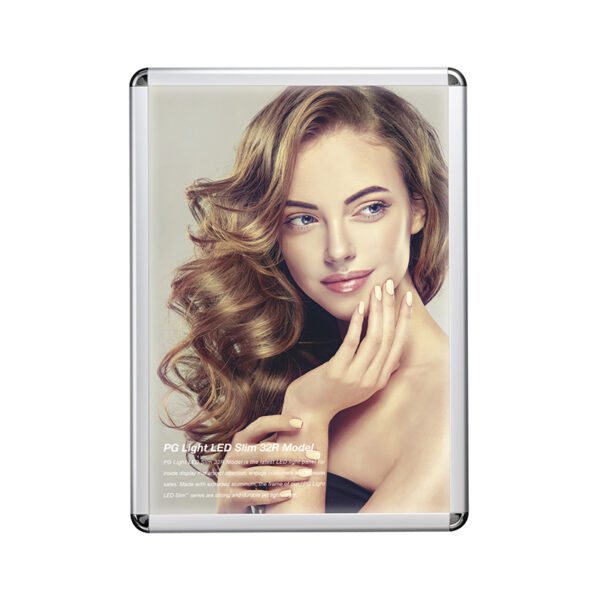 PGライトLEDスリム PG-32R 屋内用 ツヤ有シルバーツヤ有AG+C B1 R型 スタンド仕様(商品コード：060174)