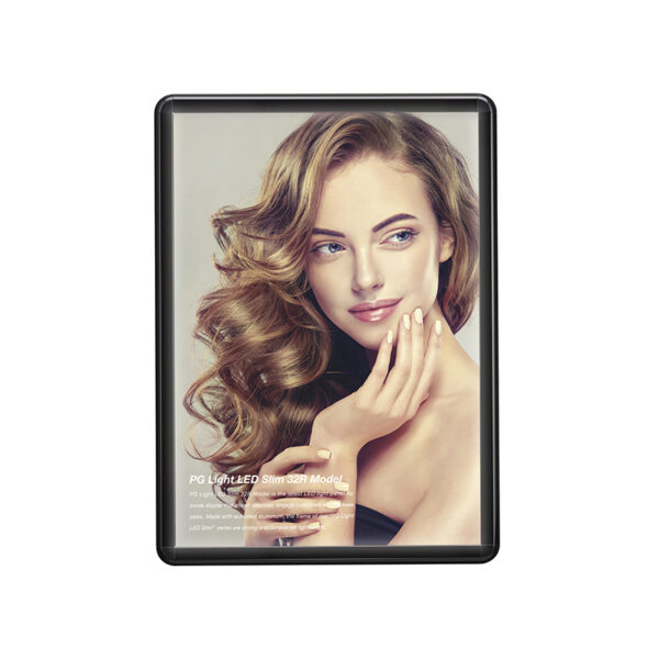 PGライトLEDスリム PG-32R 屋内用 ツヤ有ブラックBG+B A1 R型 スタンド仕様(商品コード：060191)