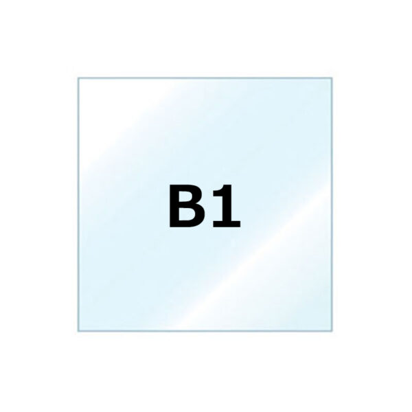 ポスターグリップ PG-32R／PG-32S／TG-32R用 透明アクリル面板  B1(商品コード：060782)