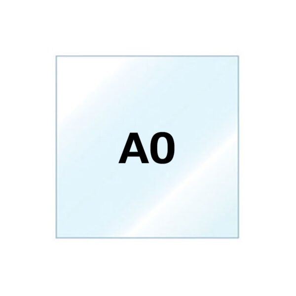 ポスターグリップ PG-44R／PG-44S／TG-44R用 透明アクリル面板  A0(商品コード：060796)
