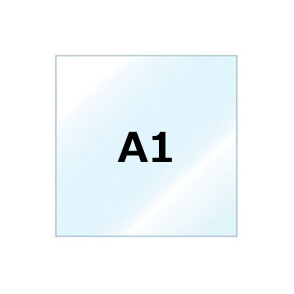 ポスターグリップ PG-44R／PG-44S／TG-44R用 透明アクリル面板  A1(商品コード：060797)