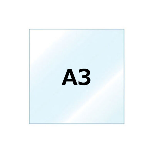 ポスターグリップ PG-44R／PG-44S／TG-44R用 透明アクリル面板  A3(商品コード：060799)