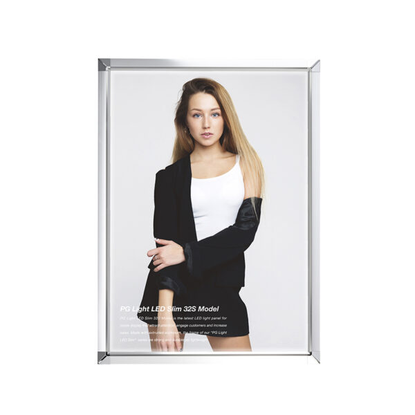 PGライトLEDスリム PG-32S 屋内用 化研クロームKC+C B3 角型 壁付仕様(商品コード：063969)