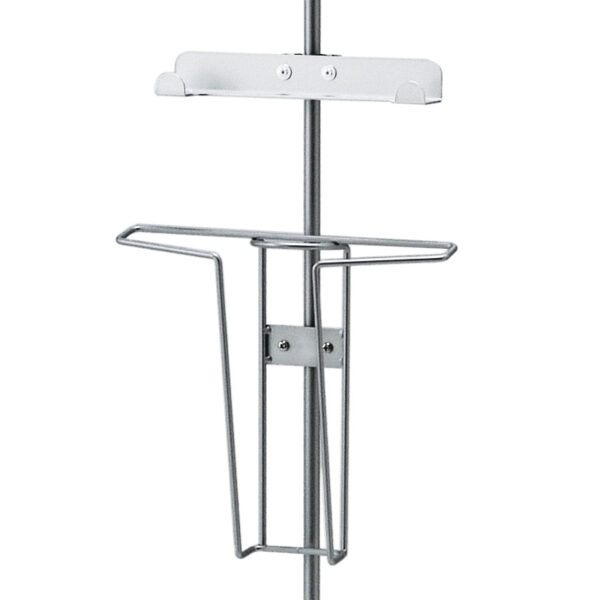 アルモード 極細ポール（φ8・φ10）用パンフレットラック Pラック14ワイヤーシルバー(商品コード：068041)