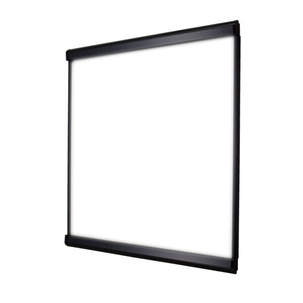 LEDスリムツーオープン PG-32R 屋内用 高輝度 ツヤ有ブラックBG+B 600×600(商品コード：074300)