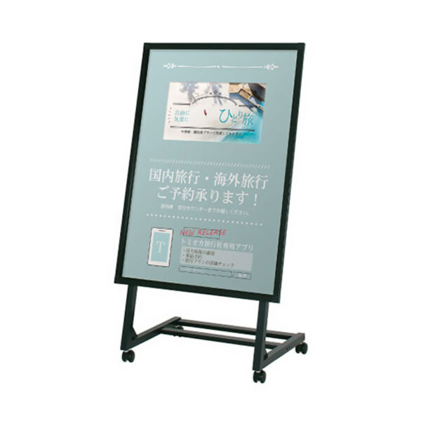 屋内用デジタルサイネージ 21.5インチ スタンドタイプ ブラック CMP-B1SC2(商品コード：074540)