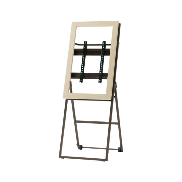 デジタルサイネージ用スタンド 32インチ ホワイトウッド SS-CVL11-WW11(商品コード：074573)