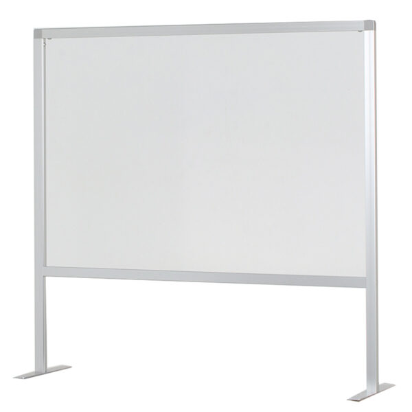 カウンター用飛沫防止スタンド SGH-609S シルバー(商品コード：082602)