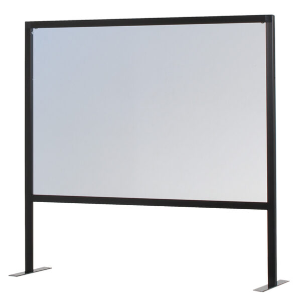 カウンター用飛沫防止スタンド SGH-609B ブラック(商品コード：082603)