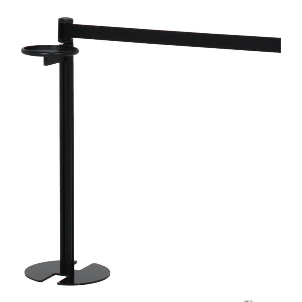 ベルトパーテーション LP-96D (テーブル付き) ブラック(商品コード：082627)