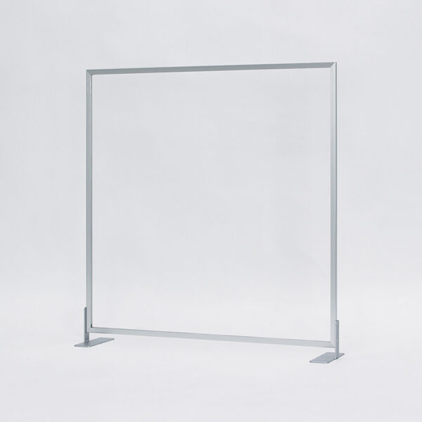 アルモード 卓上パーテーション アクリル（開口あり） 4370C 600×620(商品コード：082923)