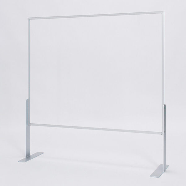 アルモード 卓上パーテーション アクリル（開口あり） 4368C 900×900(商品コード：082939)