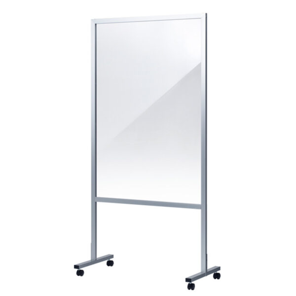 ベーシックパーテーション 下部開口型 シルバー 1000×1800サイズ(商品コード：092402)