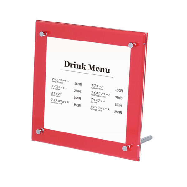 カウンターサイン PF-200 赤マット(商品コード：111166)