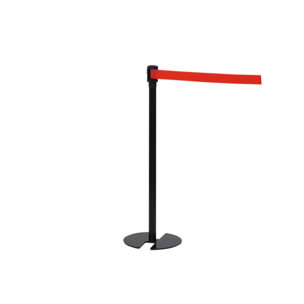 ベルトパーテーション LP-97(本体：ブラック/ベルト：レッド)(商品コード：112340)