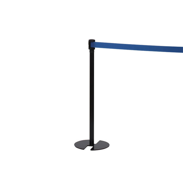 ベルトパーテーション LP-97(本体：ブラック/ベルト：ブルー)(商品コード：112342)