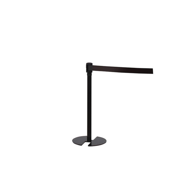 ベルトパーテーション LP-77(本体：ブラック/ベルト：ブラック)(商品コード：112351)