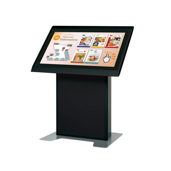 デジタルサイネージ タッチパネル専用スタンド 40インチ ブラック ISF-43A1(商品コード：139771)