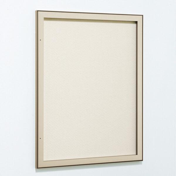 アルモード 壁面掲示板 613 ライトブロンズ 屋内用 A2タテ マグネットクロス(アイボリー)仕様(商品コード：140363)