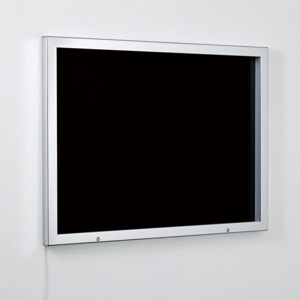 アルモード壁面用LED掲示板 FB6628 ステン(ボードブラック)屋外用 B1ヨコ マグネット専用(商品コード：140565)