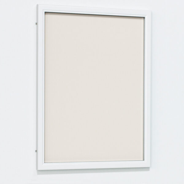 アルモード 壁面掲示板 6617 ホワイト 屋外用 B3タテ マグネットクロス(アイボリー)仕様(商品コード：140631)