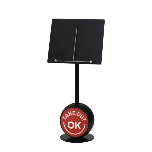 メニューサイン CS-420 ブラック メニュー押さえ付き(商品コード：141889)