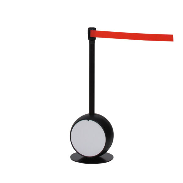 ベルトパーテーション CS-97 (本体：ブラック/ベルト：レッド)(商品コード：141895)