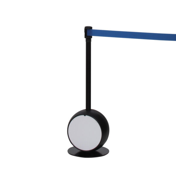 ベルトパーテーション CS-97 (本体：ブラック/ベルト：ブルー)(商品コード：141896)