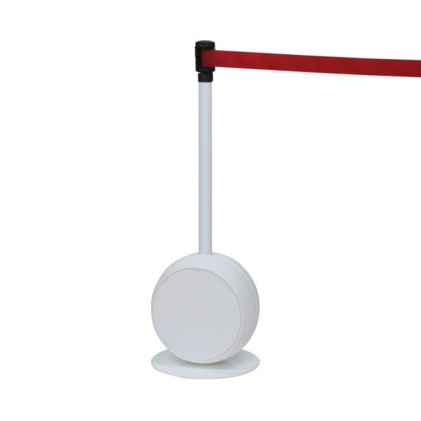 ベルトパーテーション CS-97 (本体：ホワイト/ベルト：レッド)(商品コード：141899)