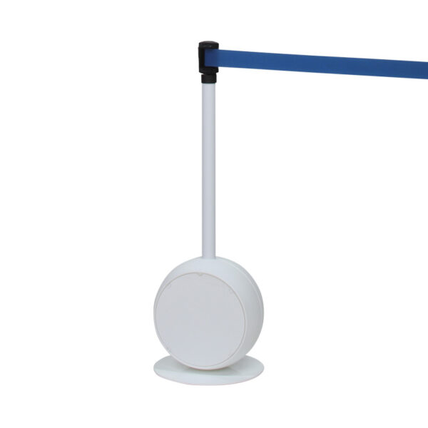 ベルトパーテーション CS-97 (本体：ホワイト/ベルト：ブルー)(商品コード：141900)