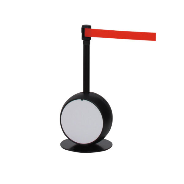 ベルトパーテーション CS-77 (本体：ブラック/ベルト：レッド)(商品コード：141903)