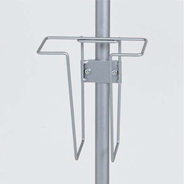 アルモード 中ポール(φ15.9)用パンフレットラック Pラック22ワイヤーシルバー (A4三つ折)(商品コード：143307)