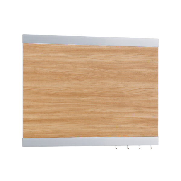 アルモード 掲示ボード 696 シルバー/ボード木目ナチュラル 屋内用 W1200×H1010 696C-NA #120×101(商品コード：153486)