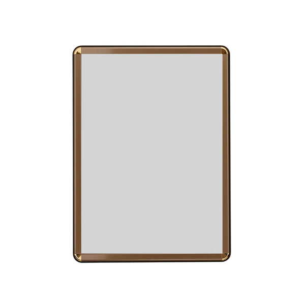 ポスターグリップ PG-32R-C A2 ツヤ有ブロンズ 屋外用 R型 レインシールド付き(商品コード：259159)