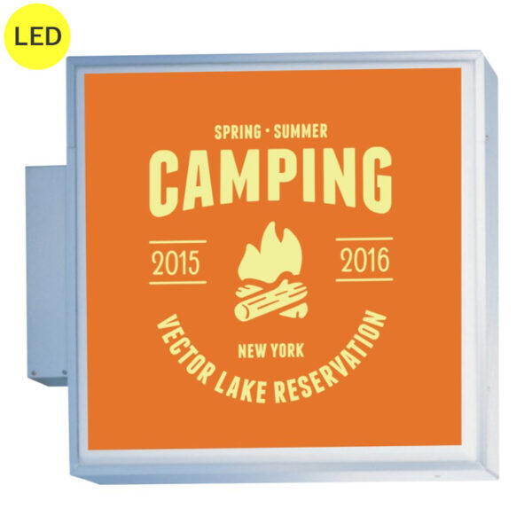 303角アルミLED LLT11-46 W900×H900 本体のみ (商品コード：012865)