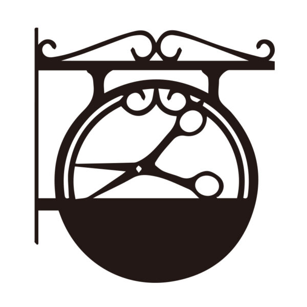 アイアンサイン シルエット Eタイプ 美容室向け 本体のみ(商品コード：075519)