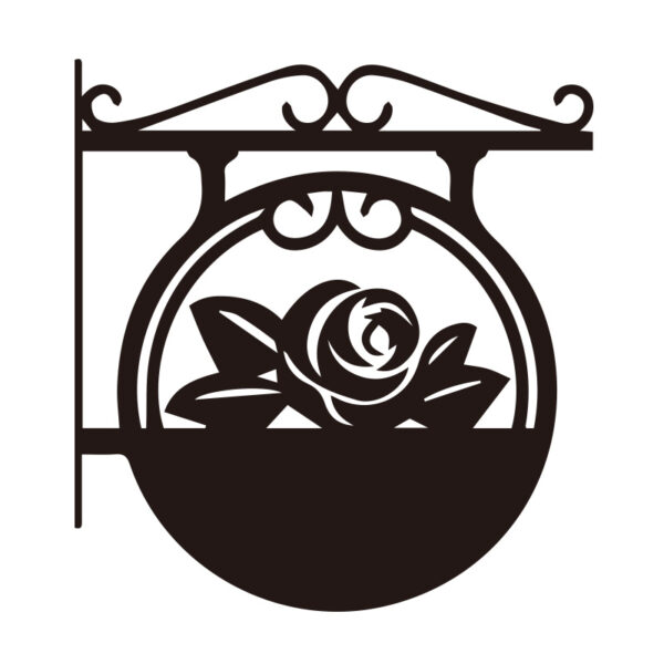 アイアンサイン シルエット Fタイプ フラワーショップ向け 本体のみ(商品コード：075520)