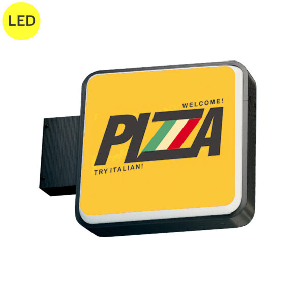 1515角丸アルミLEDブラック LXS11-11B 本体のみ (商品コード：077356)