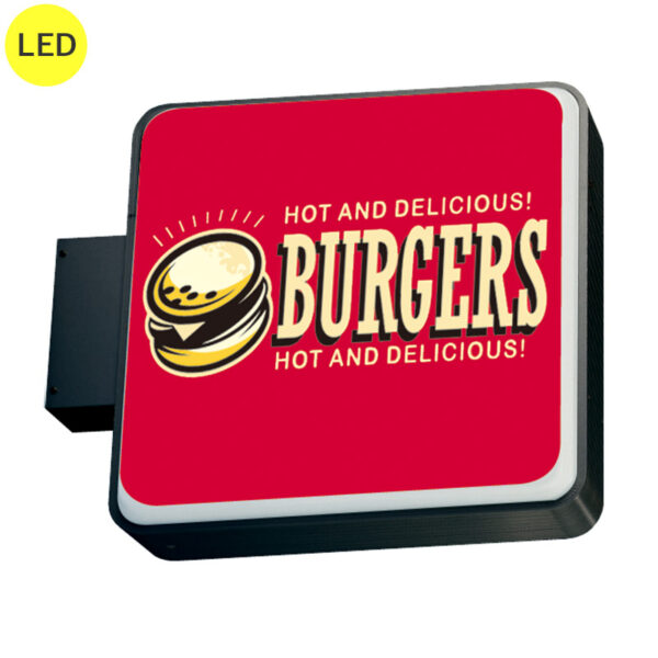 202角丸アルミLEDブラック LLT11-31B 本体のみ (商品コード：077358)