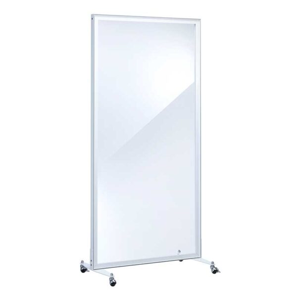 ニューパーテーション キャスター仕様 ホワイト 900×1500サイズ 本体のみ(商品コード：078837)