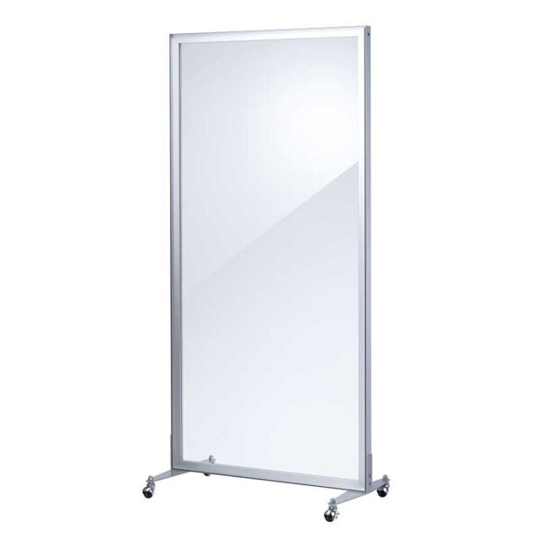 ニューパーテーション キャスター仕様 シルバー 900×1500サイズ 本体のみ(商品コード：078839)