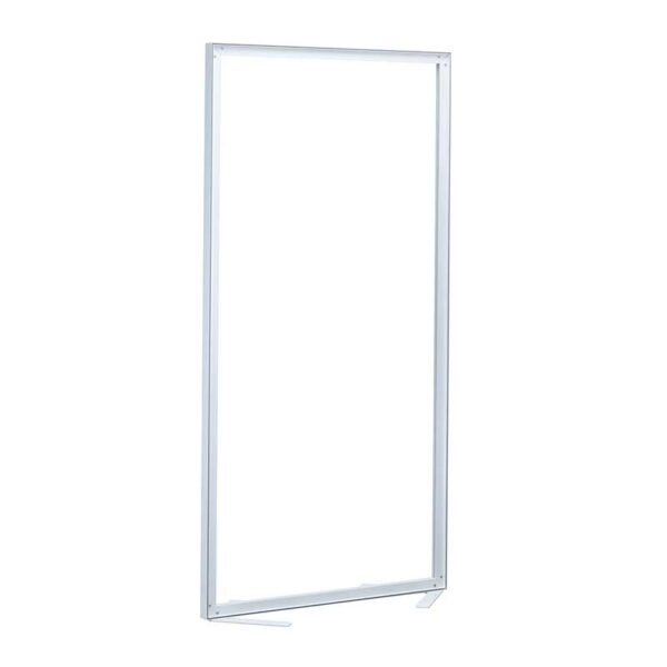 ファブリックパーテーション L型ベース仕様 ホワイト 900×1500サイズ 本体のみ(商品コード：079068)