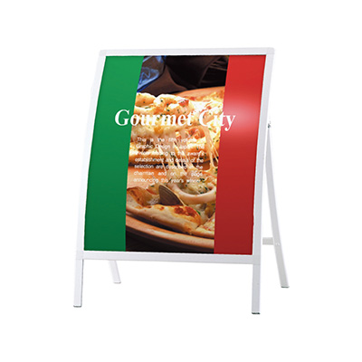 RXカーブサイン RX-57 ポスター差替式 本体のみ(商品コード：028417)