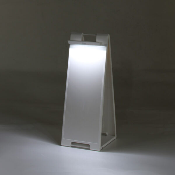 ソーラーライト付 スタンドプレート SP-968LS ホワイト 昼光色 本体のみ(商品コード：141821)