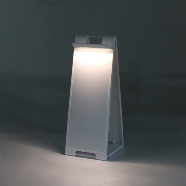 ソーラーライト付 スタンドプレート SP-938LS ホワイト 電球色 本体のみ(商品コード：141826)